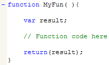 JavaScript code unfolding